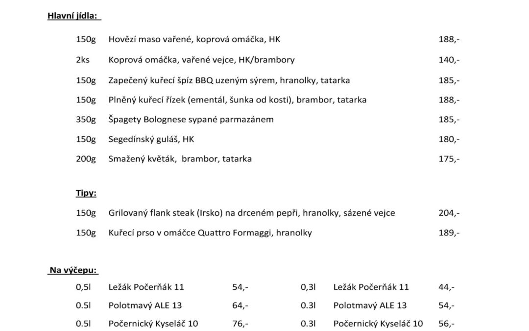 Denní menu