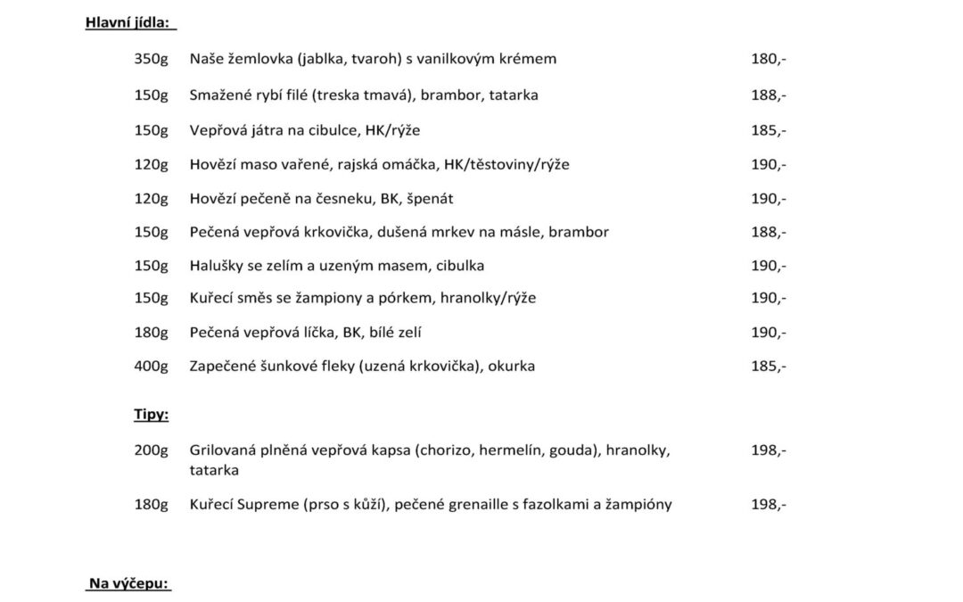 Denní menu