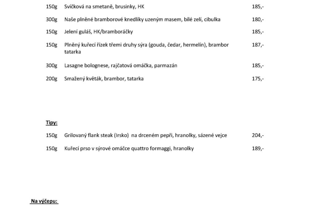 Denní menu