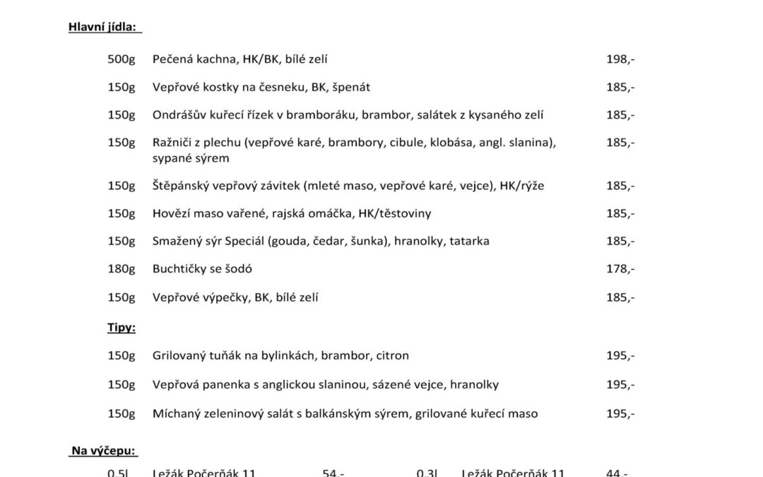 Denní menu