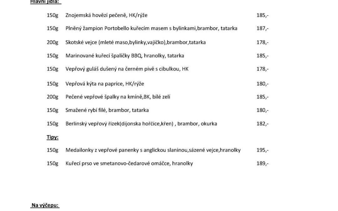 Denní menu