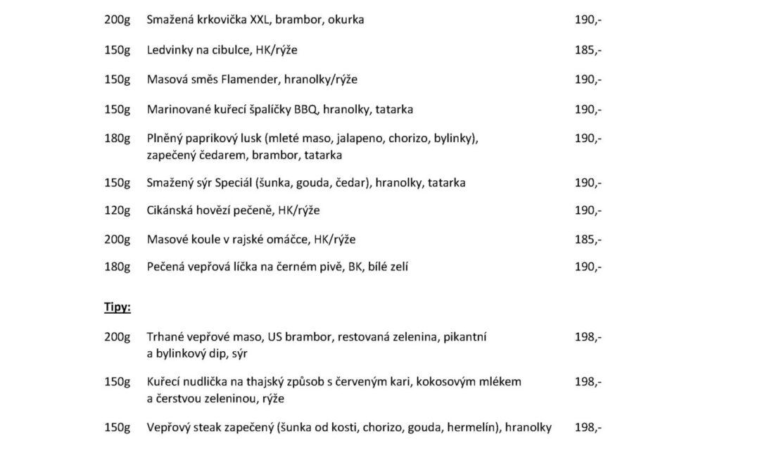 Denní menu