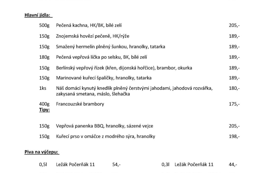 Denní menu