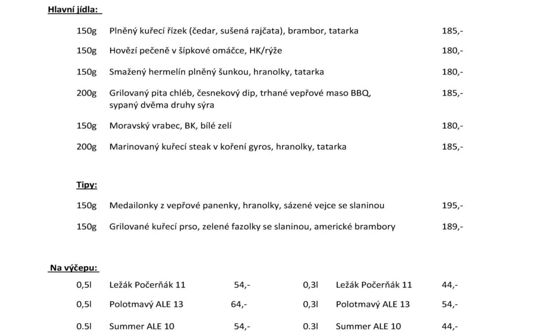 Denní menu