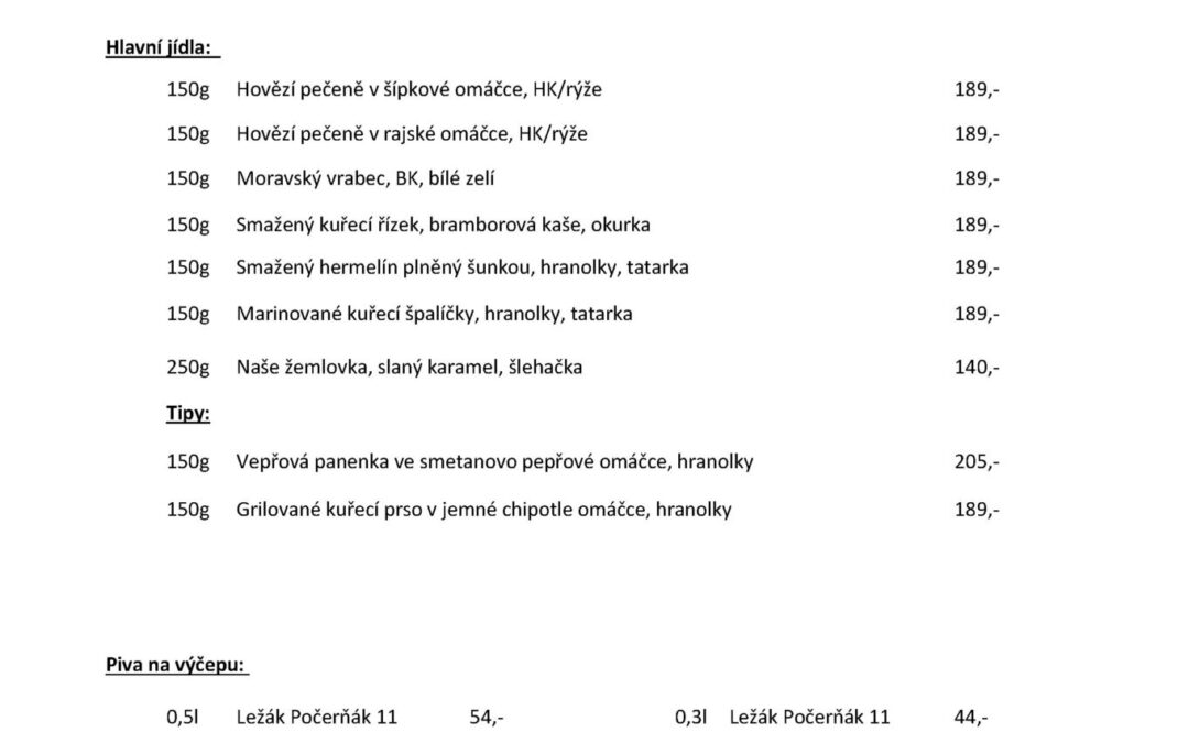 Denní menu